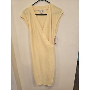 Athleta Newport Wrap Dress Sleeveless Midi Size M Minimalist Clean Girl Elevated